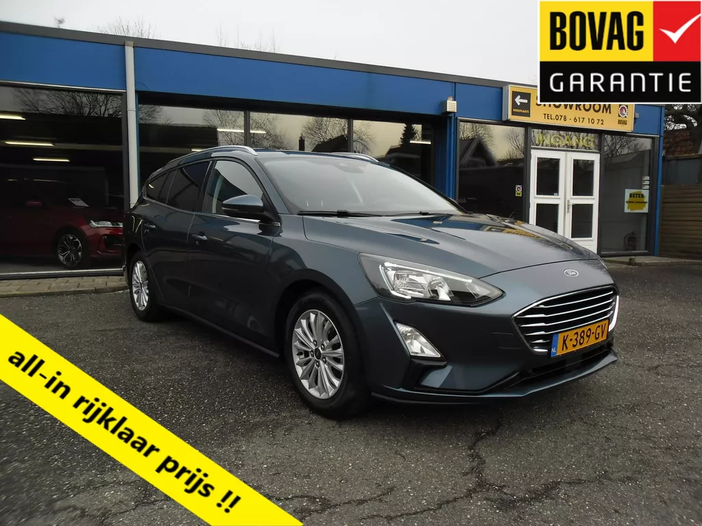 Ford Focus Wagon EcoBoost Hybrid 155pk Titanium X Business Nav Ecc Lmv Camera Pdc Trekhaak B&O  Rijklaarprijs