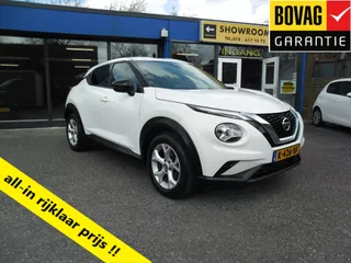 Nissan Juke 1.0 DIG-T 117PK N-CONNECTA NAV ECC 17"LMV TREKHAAK CAMERA PDC LED RIJKLAARPRIJS