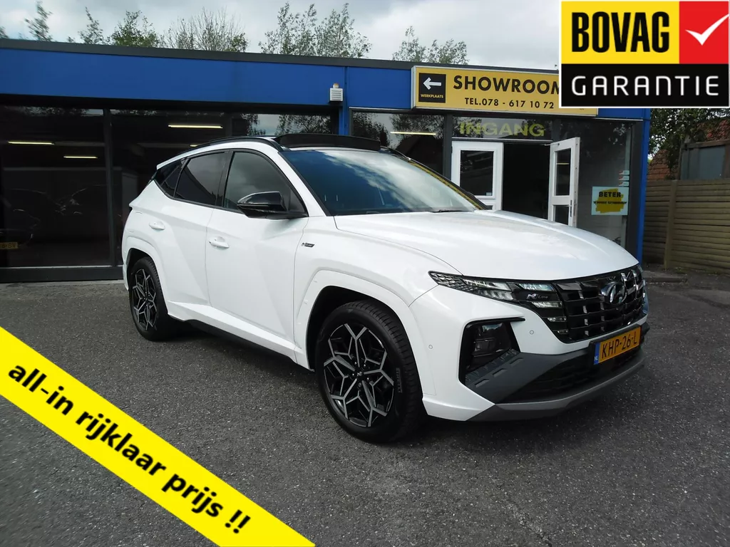 Hyundai Tucson 1.6 T-GDi PHEV AWD Automaat N-Line Sky Nav Leder/Alcantara Schuifdak-Panodak