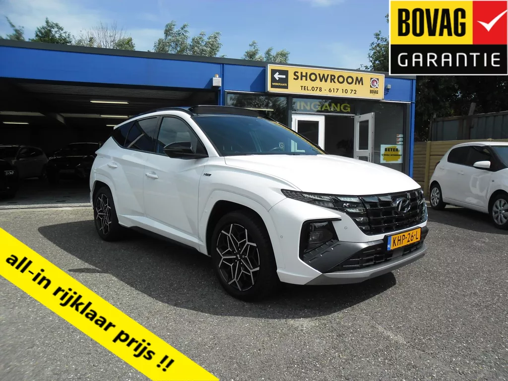 Hyundai Tucson 1.6 T-GDi PHEV AWD Automaat N-Line Sky Nav Leder/Alcantara Schuifdak-Panodak