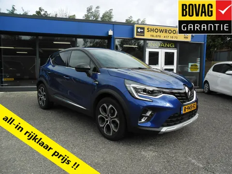 Renault Captur 1.3 TCE HYBRID 140 INTENS NAV ECC 18"LMV 1/2 LEDER CAMERA PDC LED RIJKLAARPRIJS