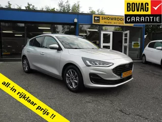 Ford Focus 1.0 EcoBoost Hybrid 125pk 5Drs Titanium Nav Ecc Lmv Privacyglas Groot Scherm Pdc Rijklaarprijs