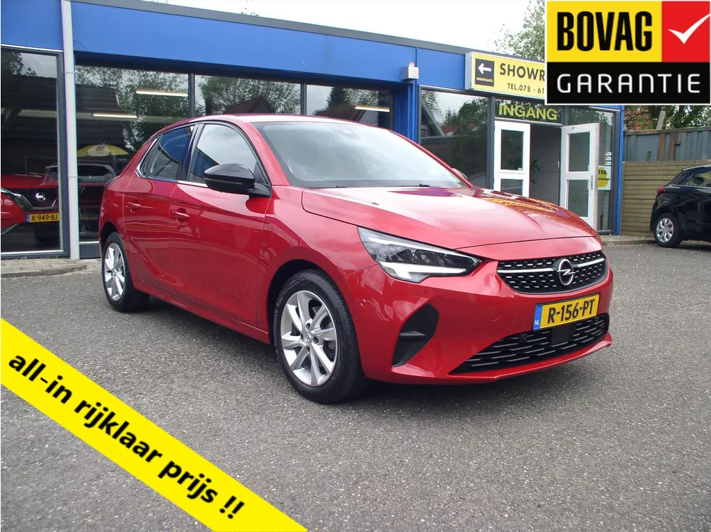Opel Corsa 1.2 T 100Pk 5 Drs Elegance Nav Airco 16"Lmv 1/2 Leder Camera Pdc Xenon 28826 Km Rijklaarprijs