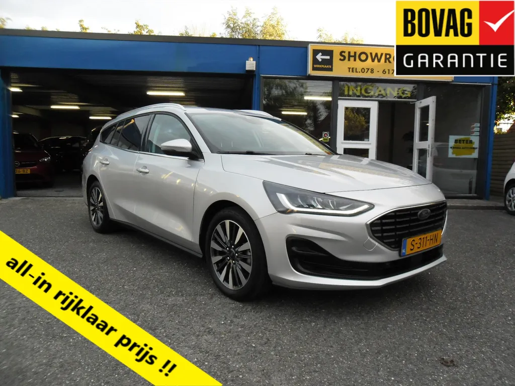 Ford Focus Wagon EcoBoost Hybrid 125pk Titanium X Nav Groot Ecc 17"Lmv Privacyglas Camera B&O Pdc Rijklaarprijs